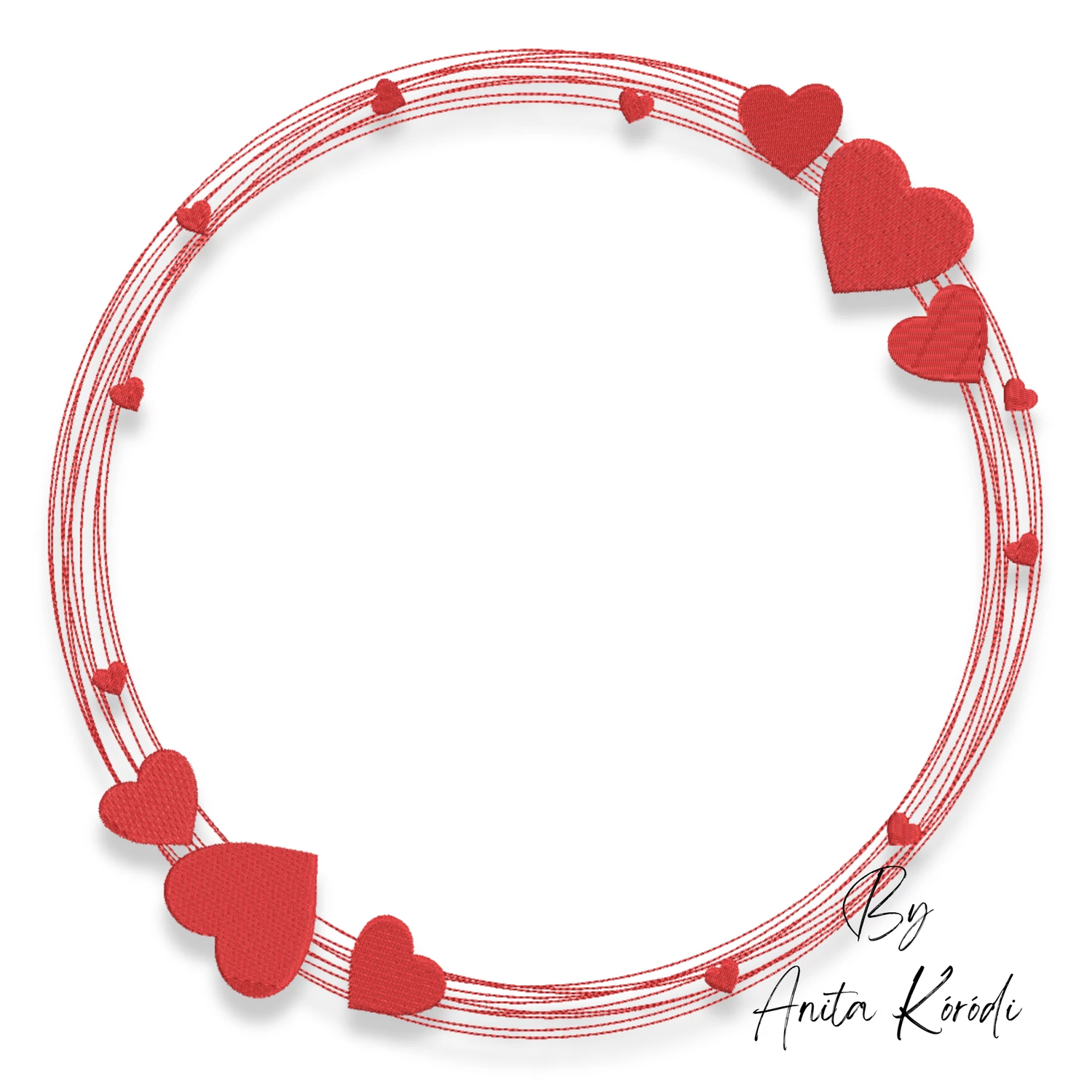 romantic embroidery frame