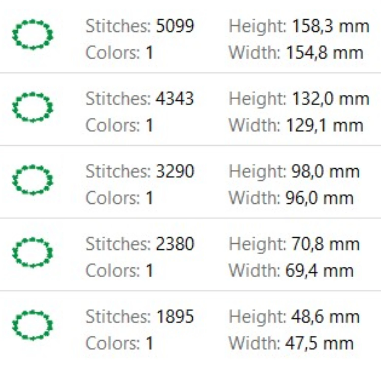St Patrick's Day shamrock wreath embroidery pattern for personalized gifts, Irish decorations and machine embroidery projects