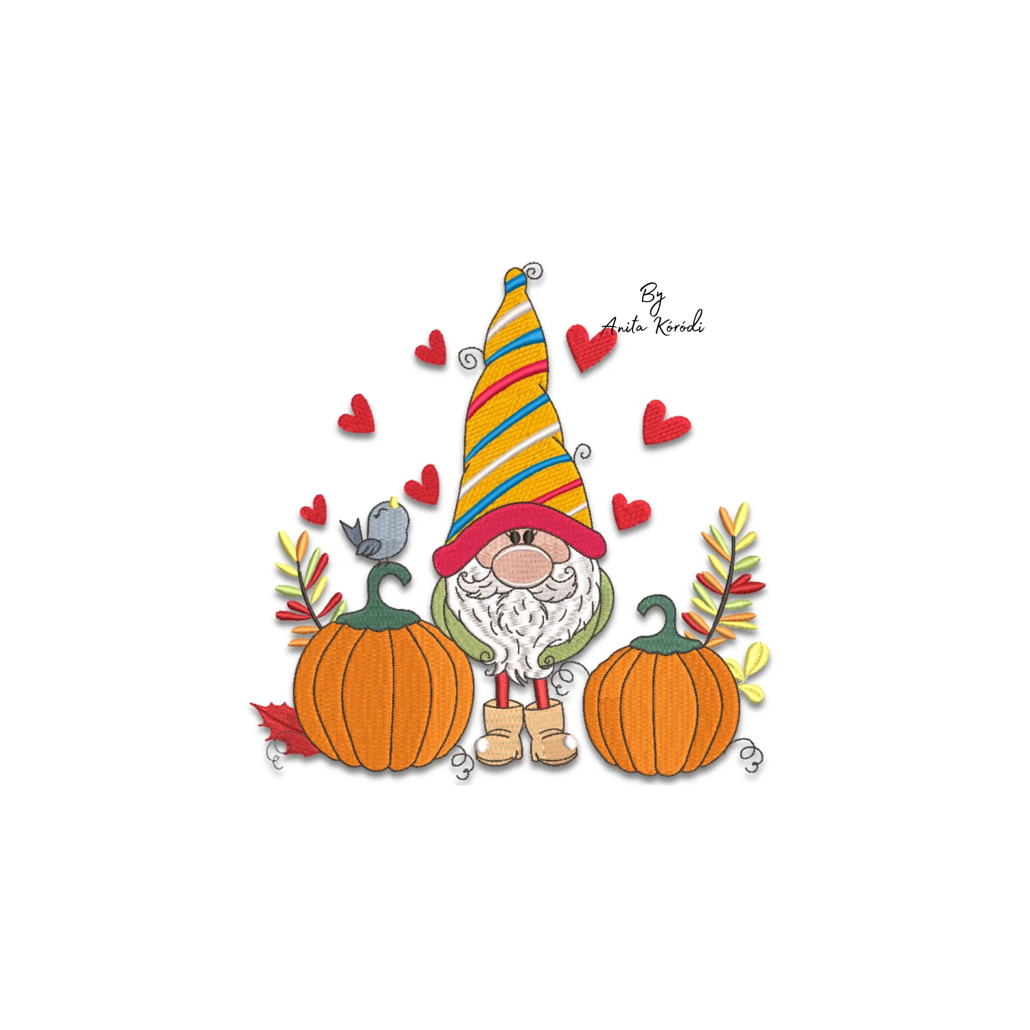 fall pumpkins digital file