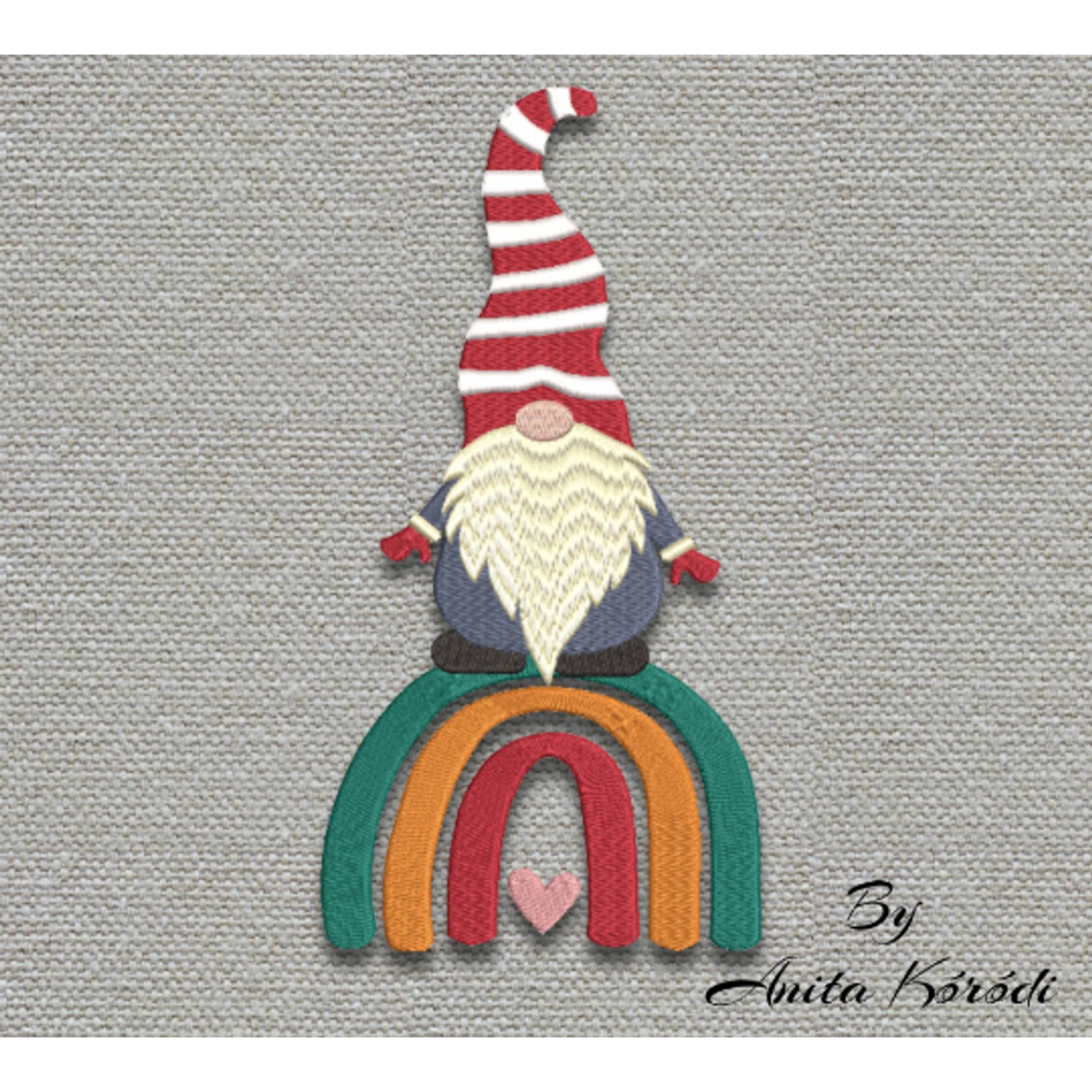 Gnome boho rainbow