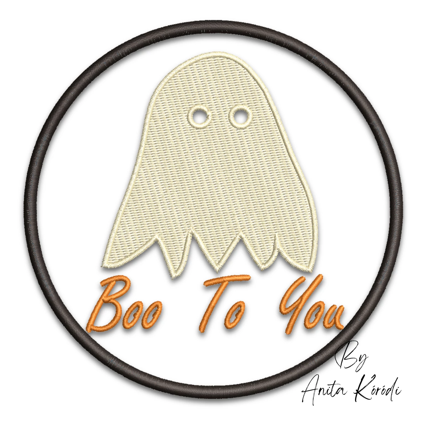halloween applique embroidery