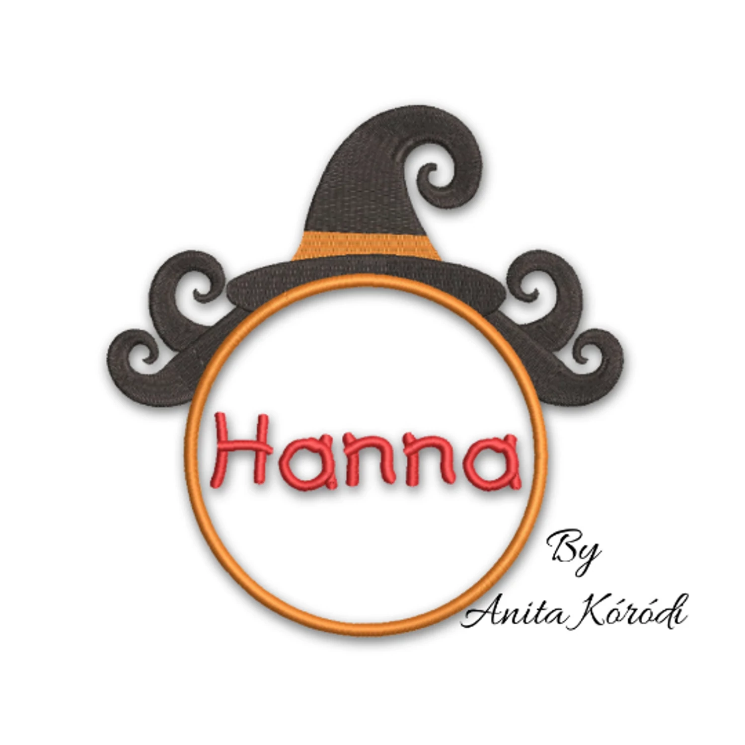 Circle Halloween Monogram