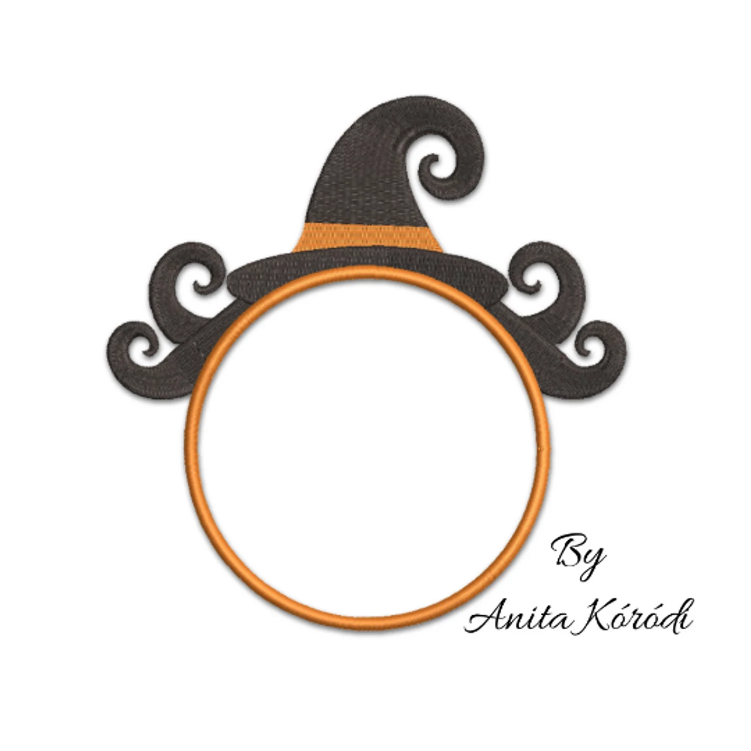 Circle Halloween Monogram