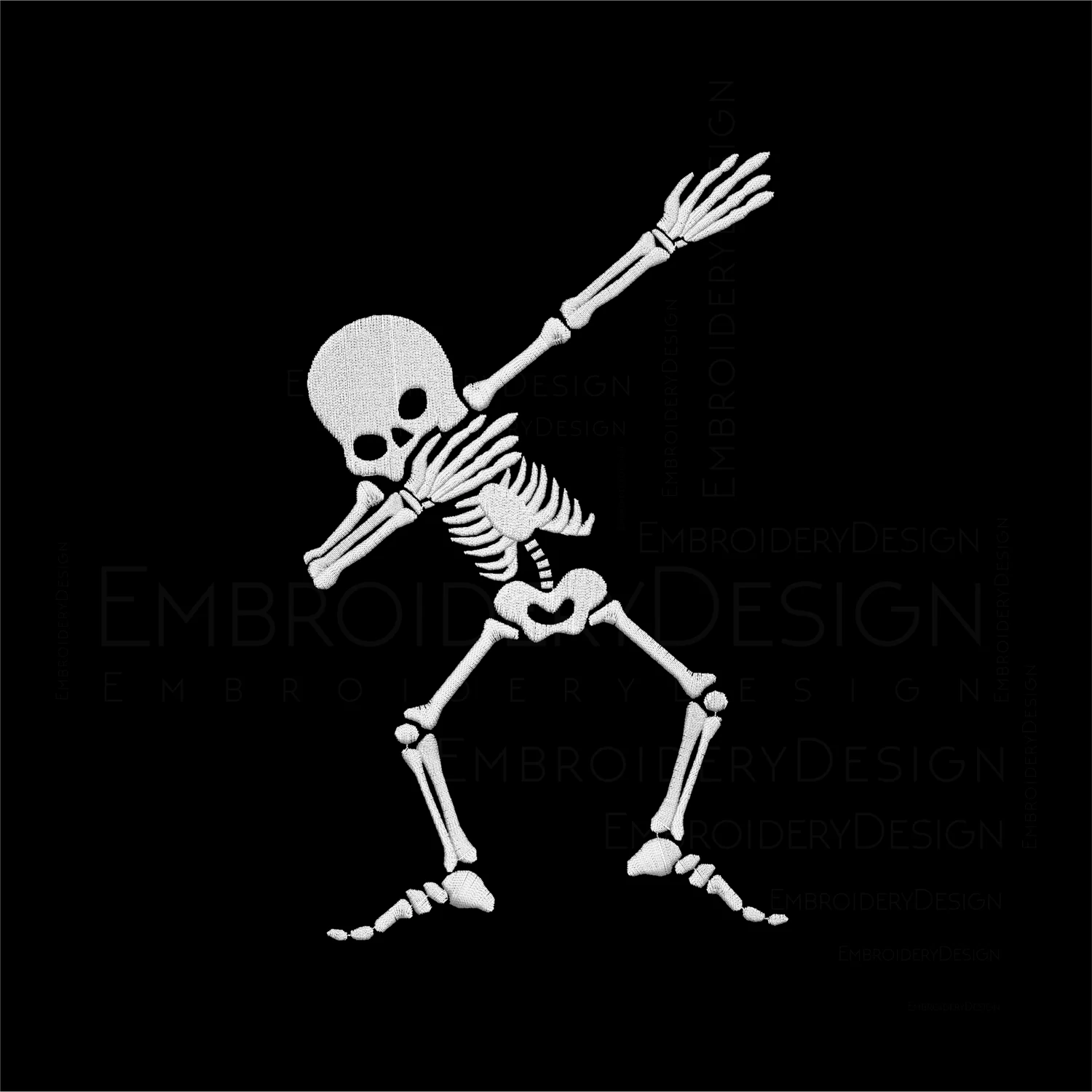 Dabbing Skeleton Halloween