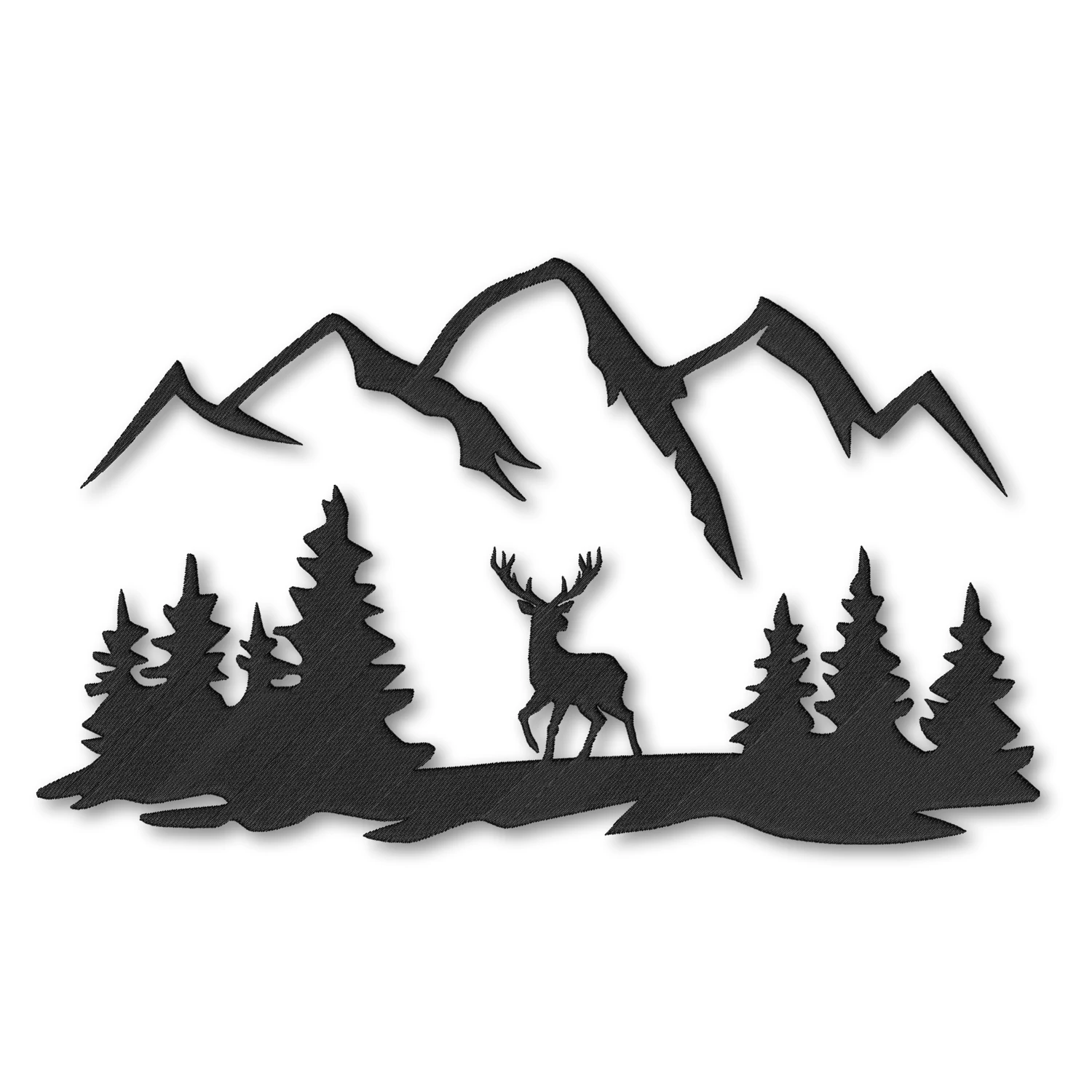 Forest Mountains Deer v2