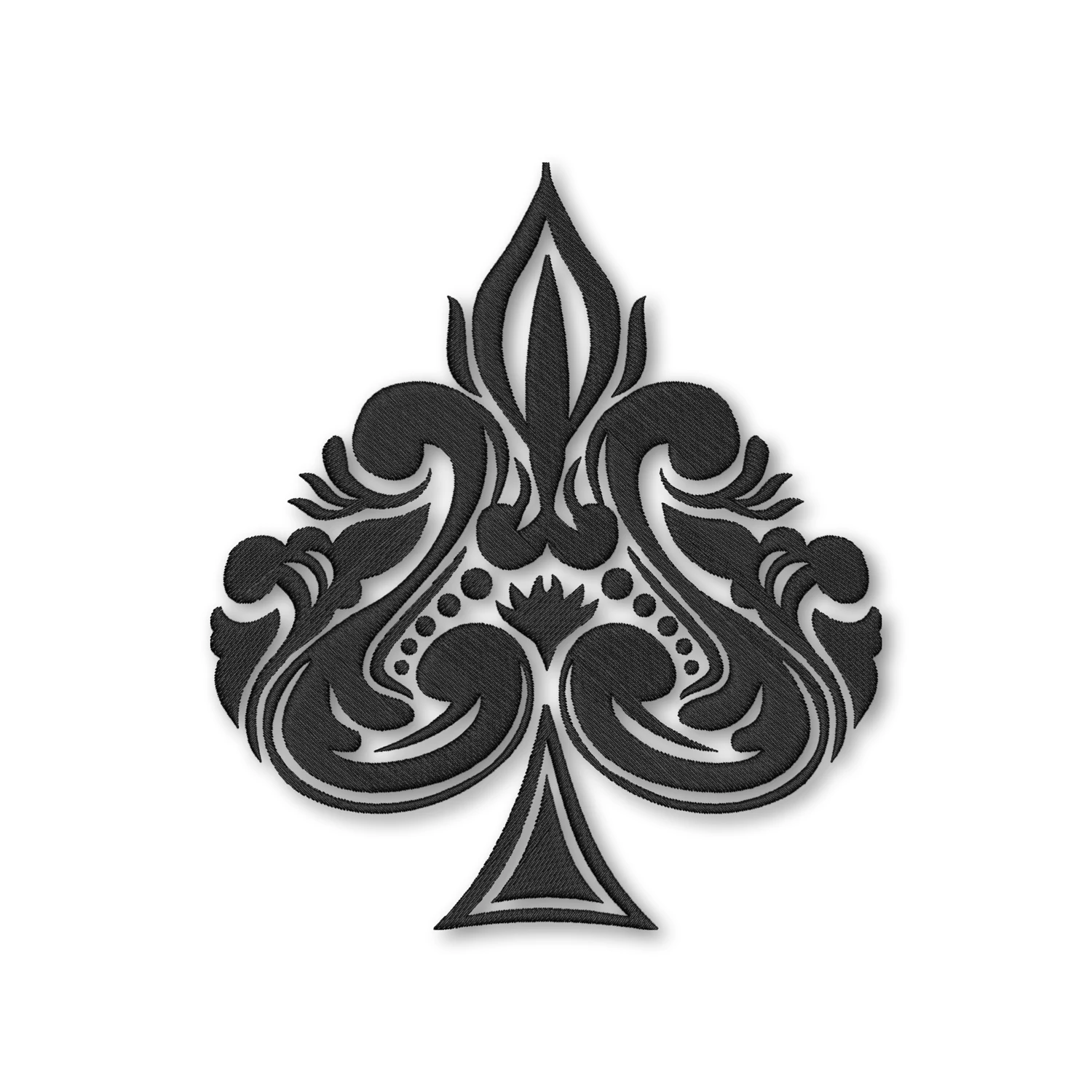 Playing card spades