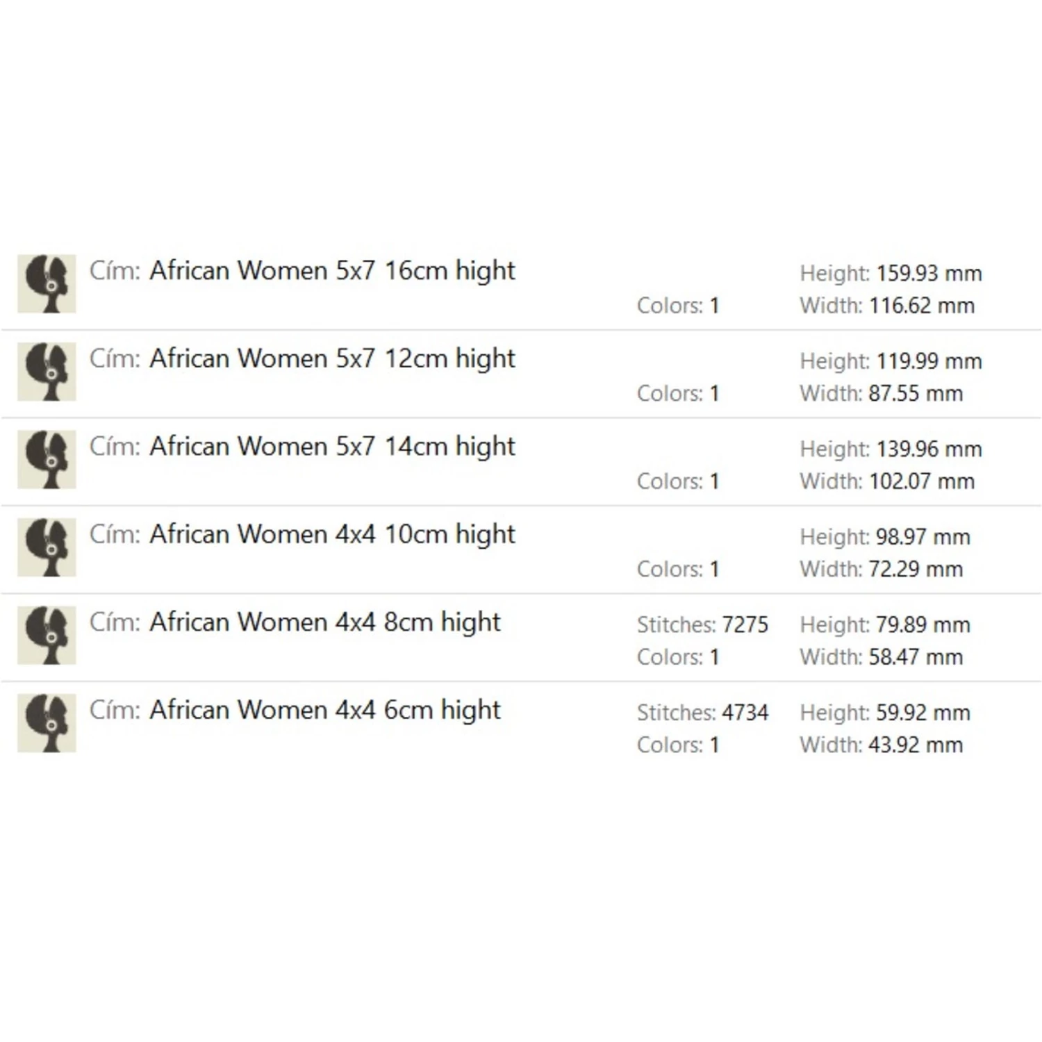 Snowflake winter embroidery