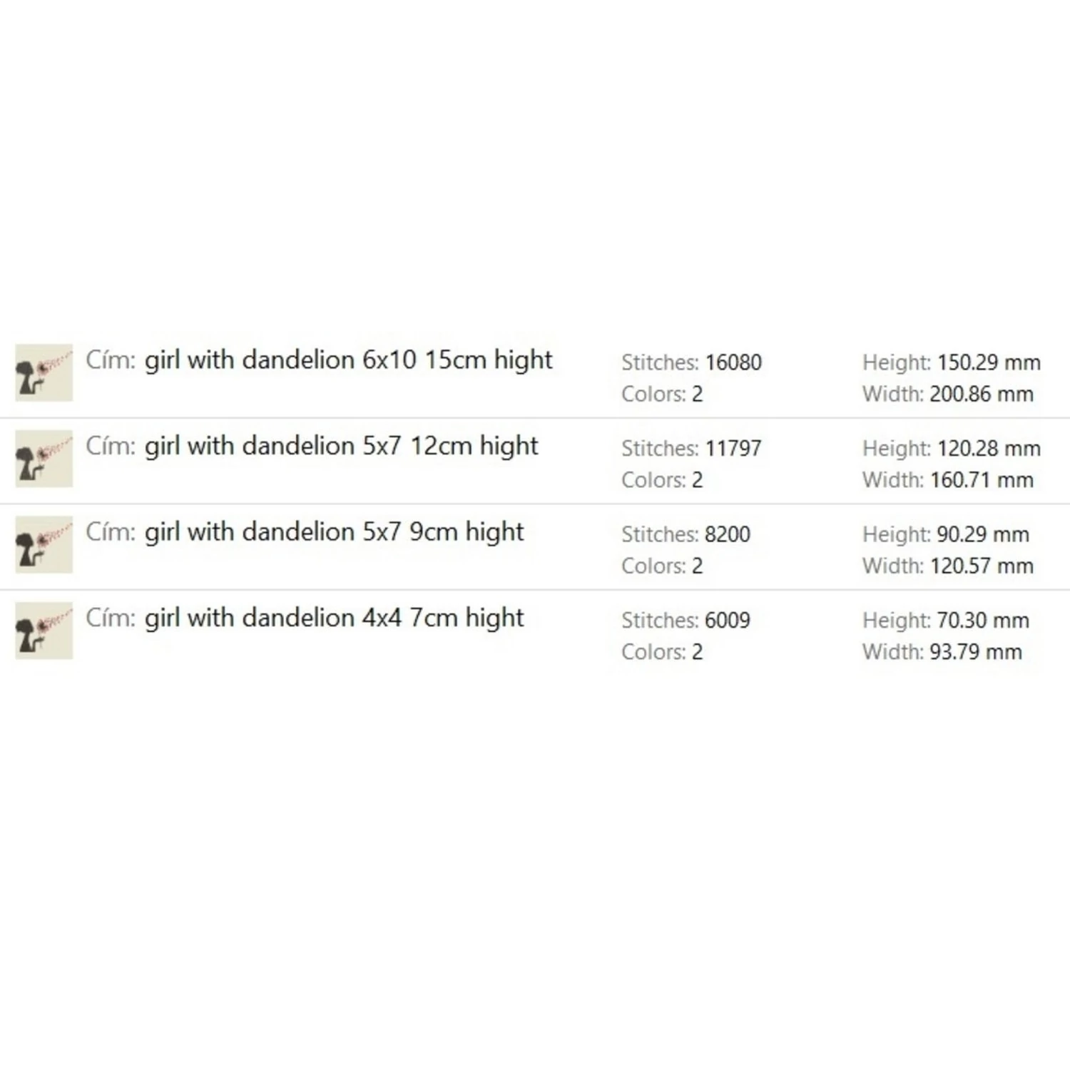 Girl dandelion hearts