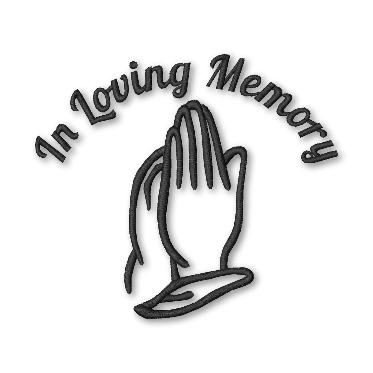 In Loving Memory memorial angel wings