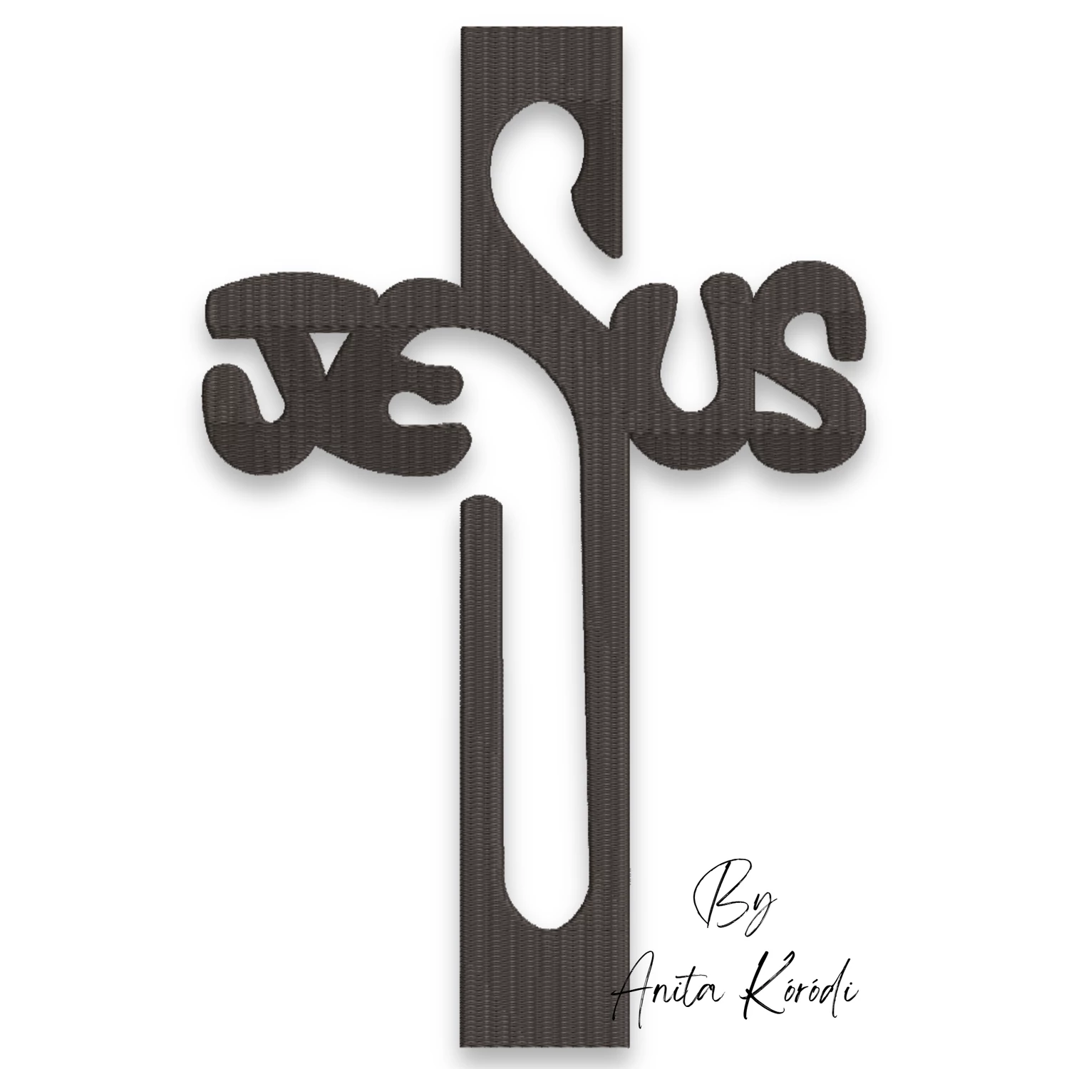 christian faith embroidery pes file