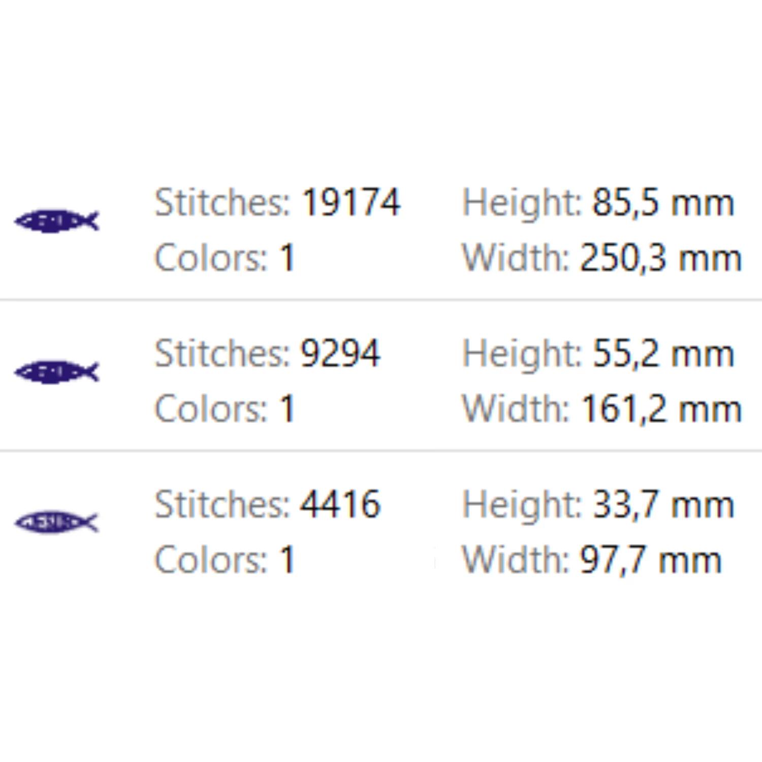 christian ichthys embroidery file