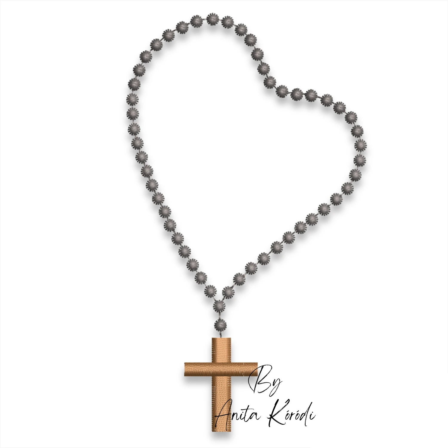 rosary embroidery design