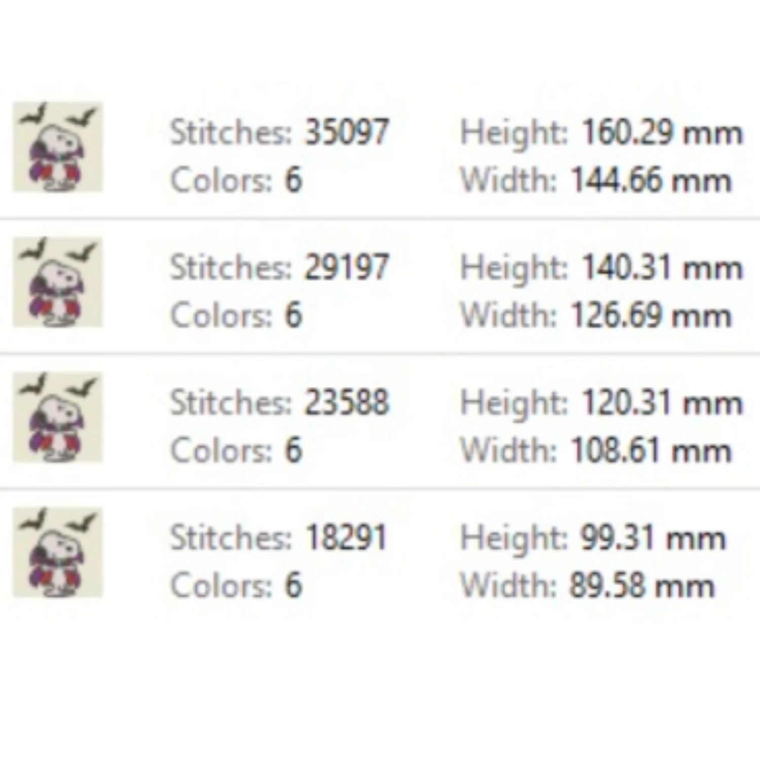 Halloween vampire dog embroidery design