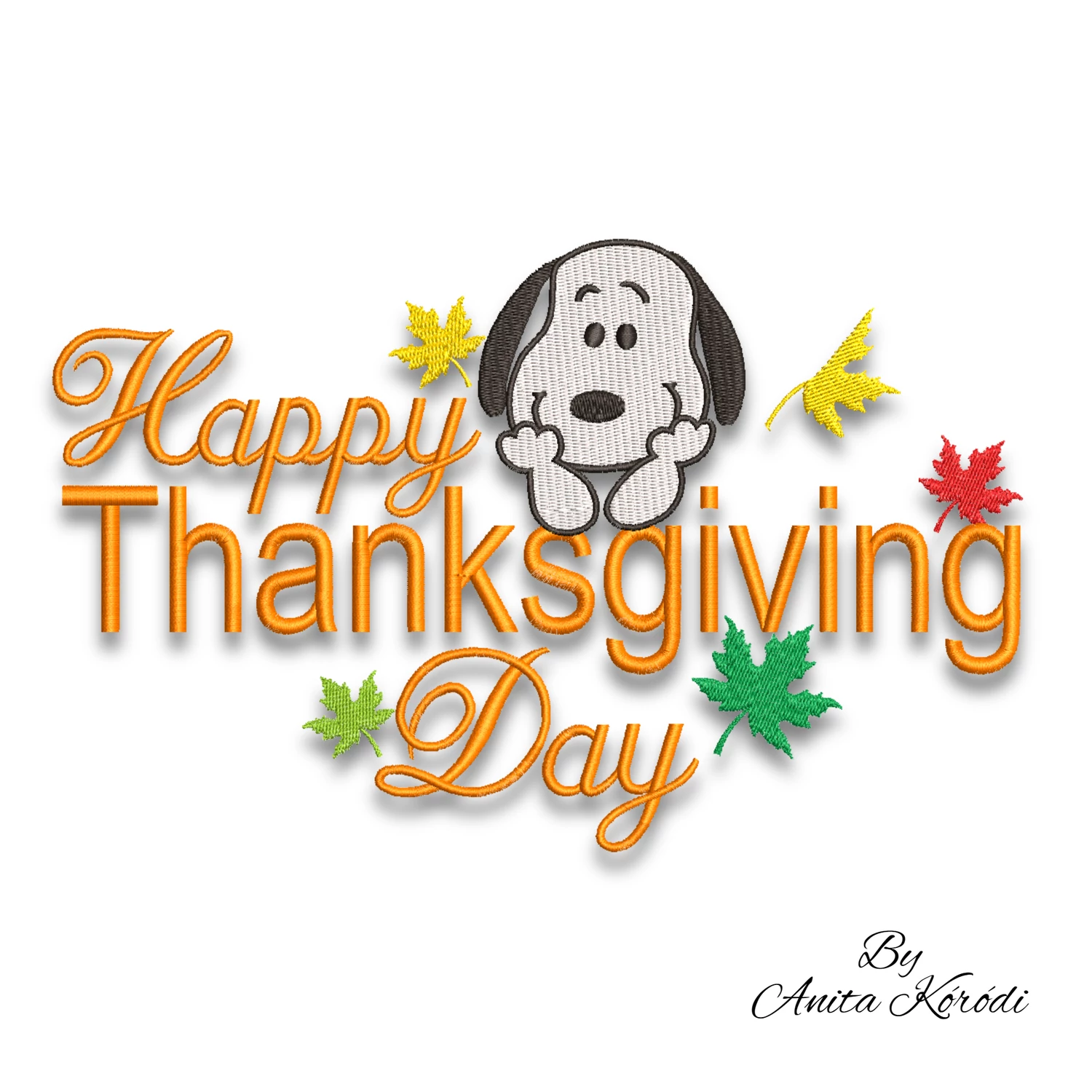 Snoopy Happy Thanksgiving