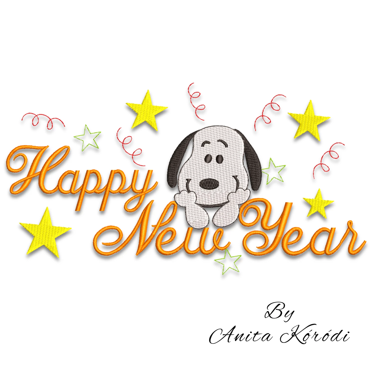 Snoopy happy new year