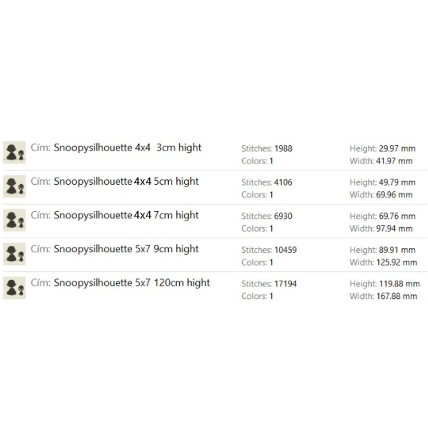 Snoopy silhouette CB