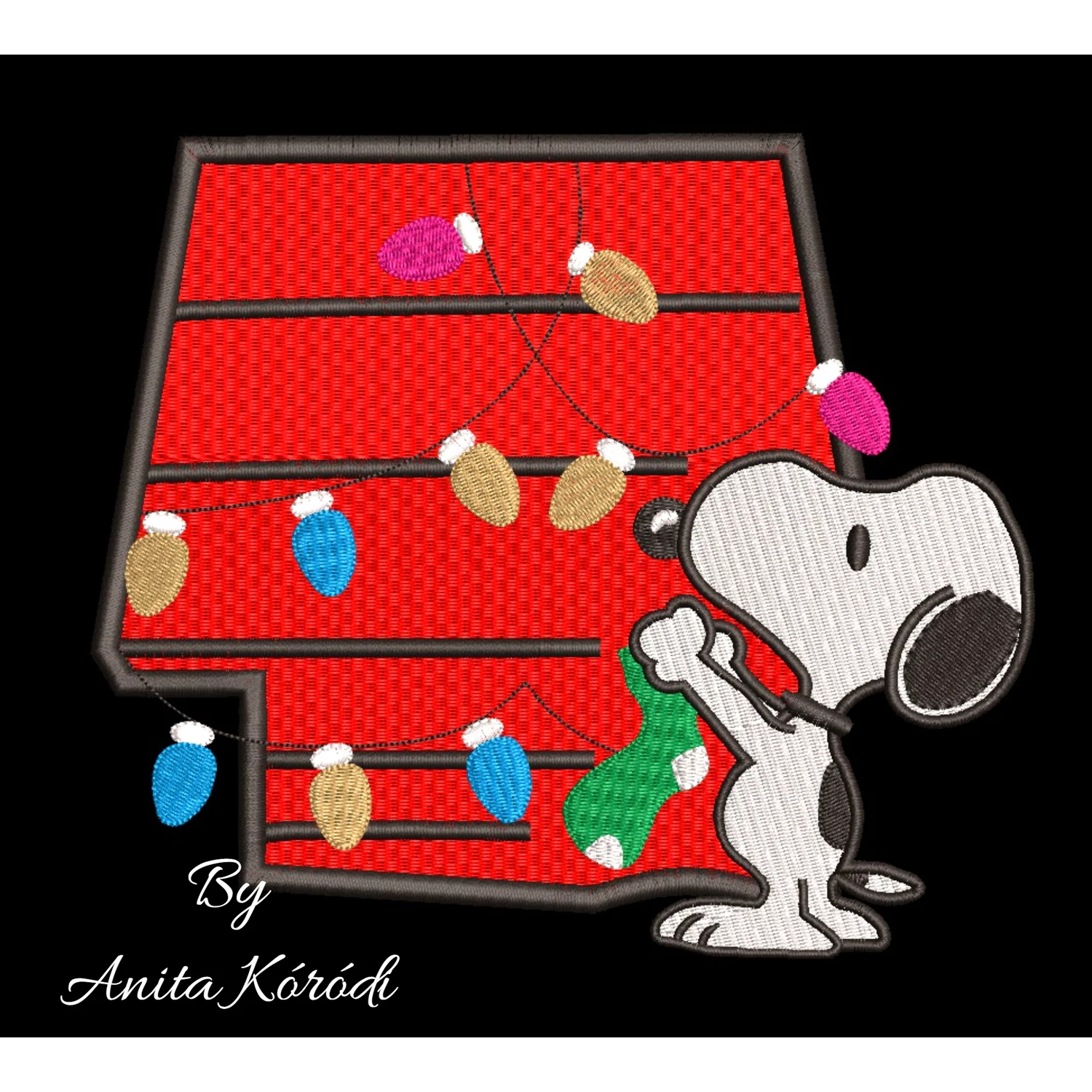 Snoopy christmas house