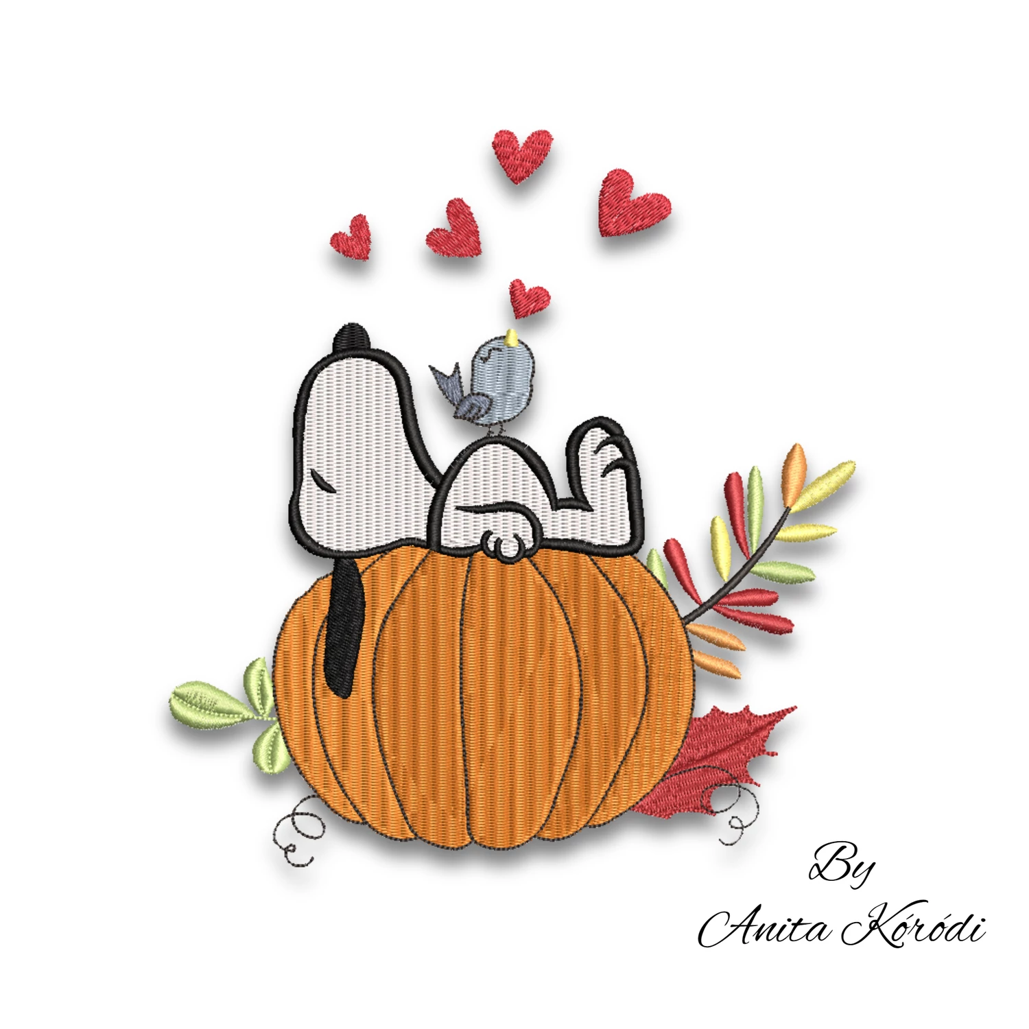 Snoopy fall pumpkin