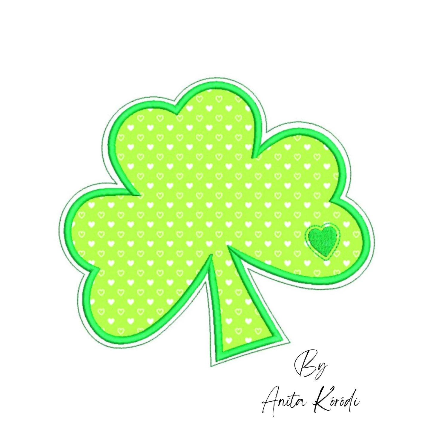 shamrock applique