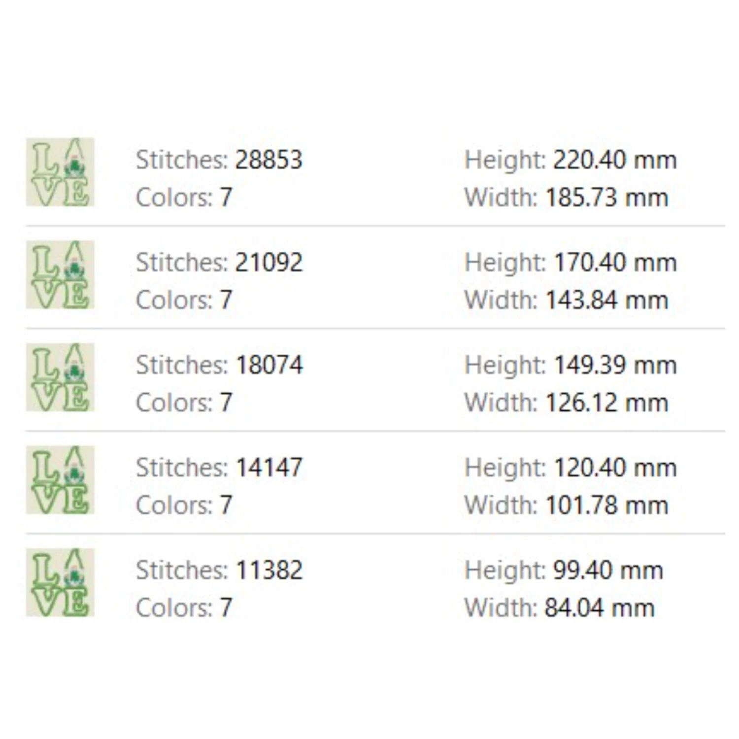 Love Clover Gnome Embroidery Machine Design