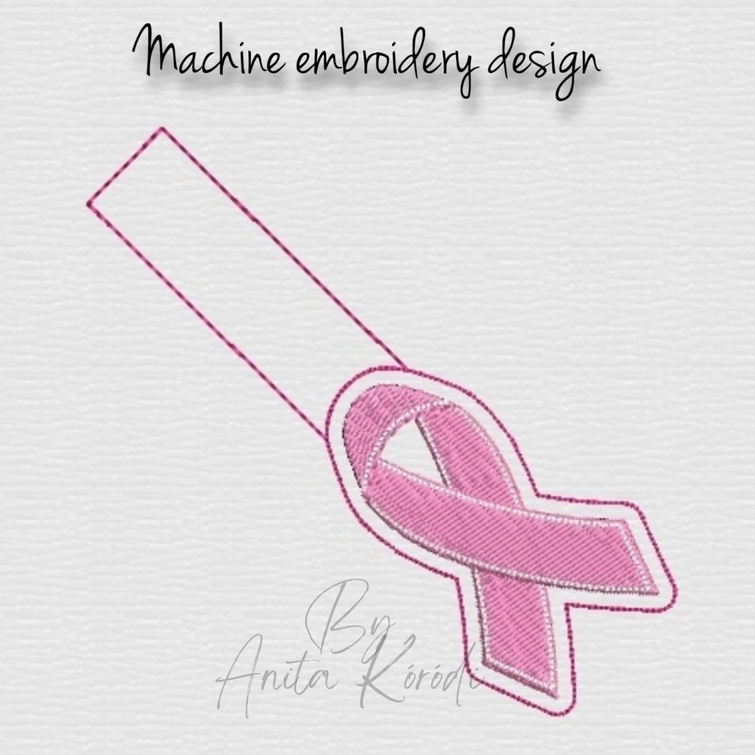 key tab embroidery