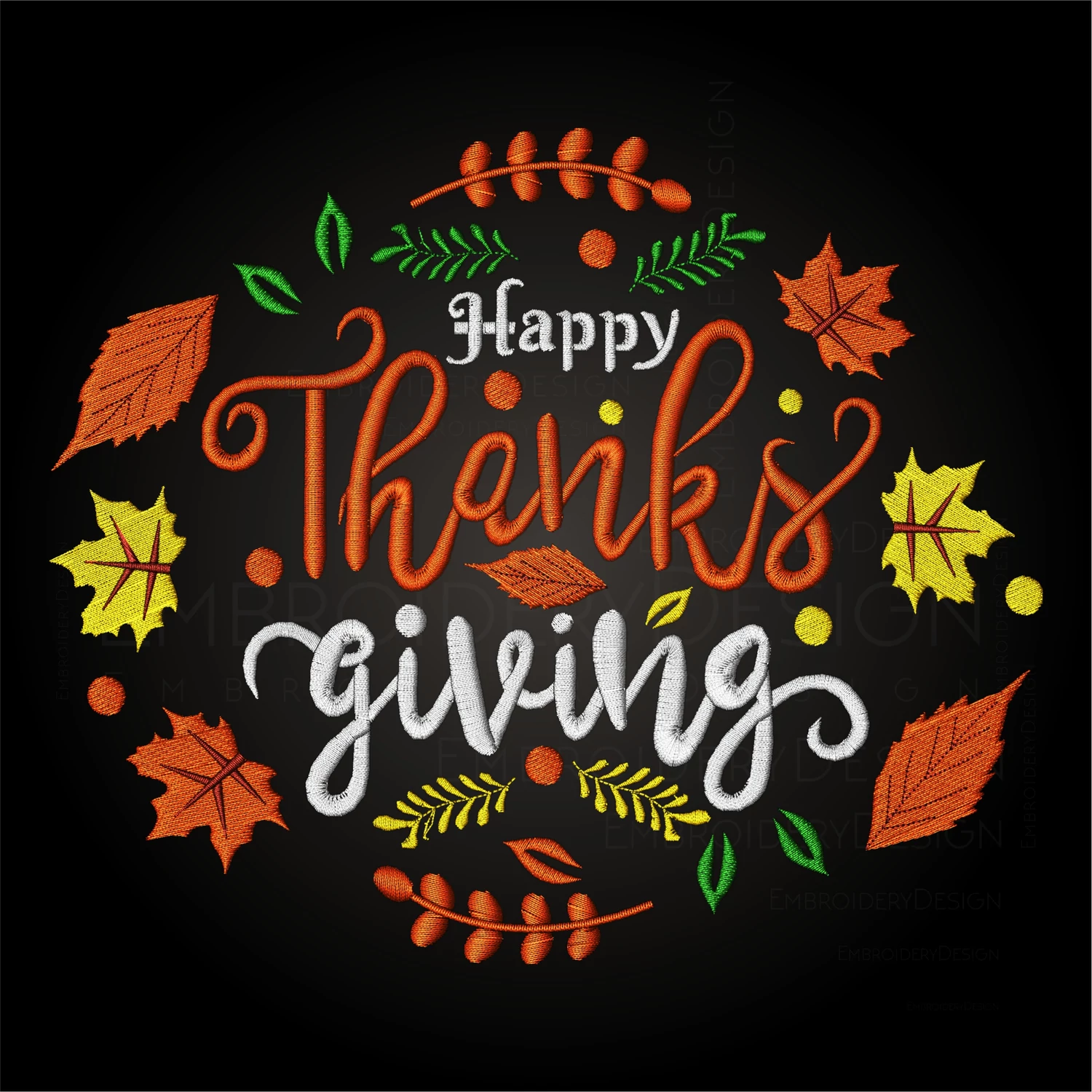 Thanksgiving dried leaves