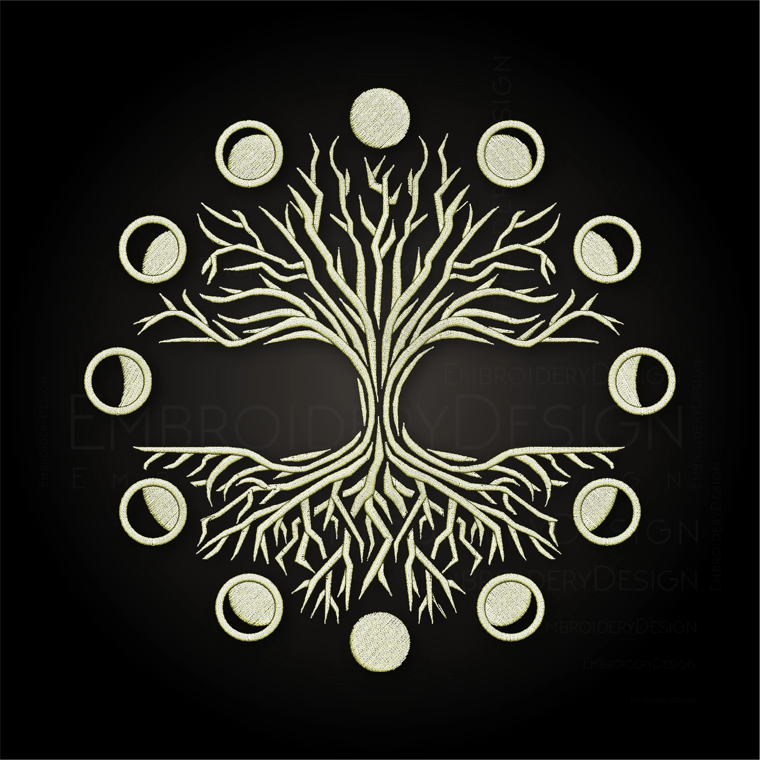 Magical Sacred Tree of life Moon