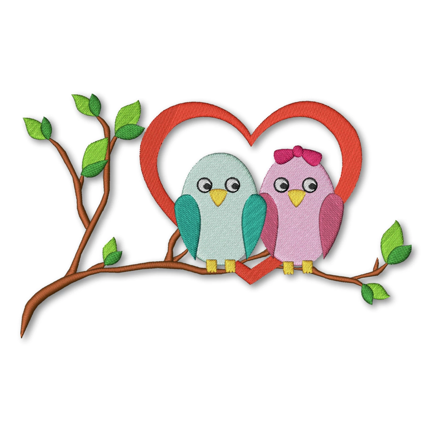 Cute Valentines day birds 2