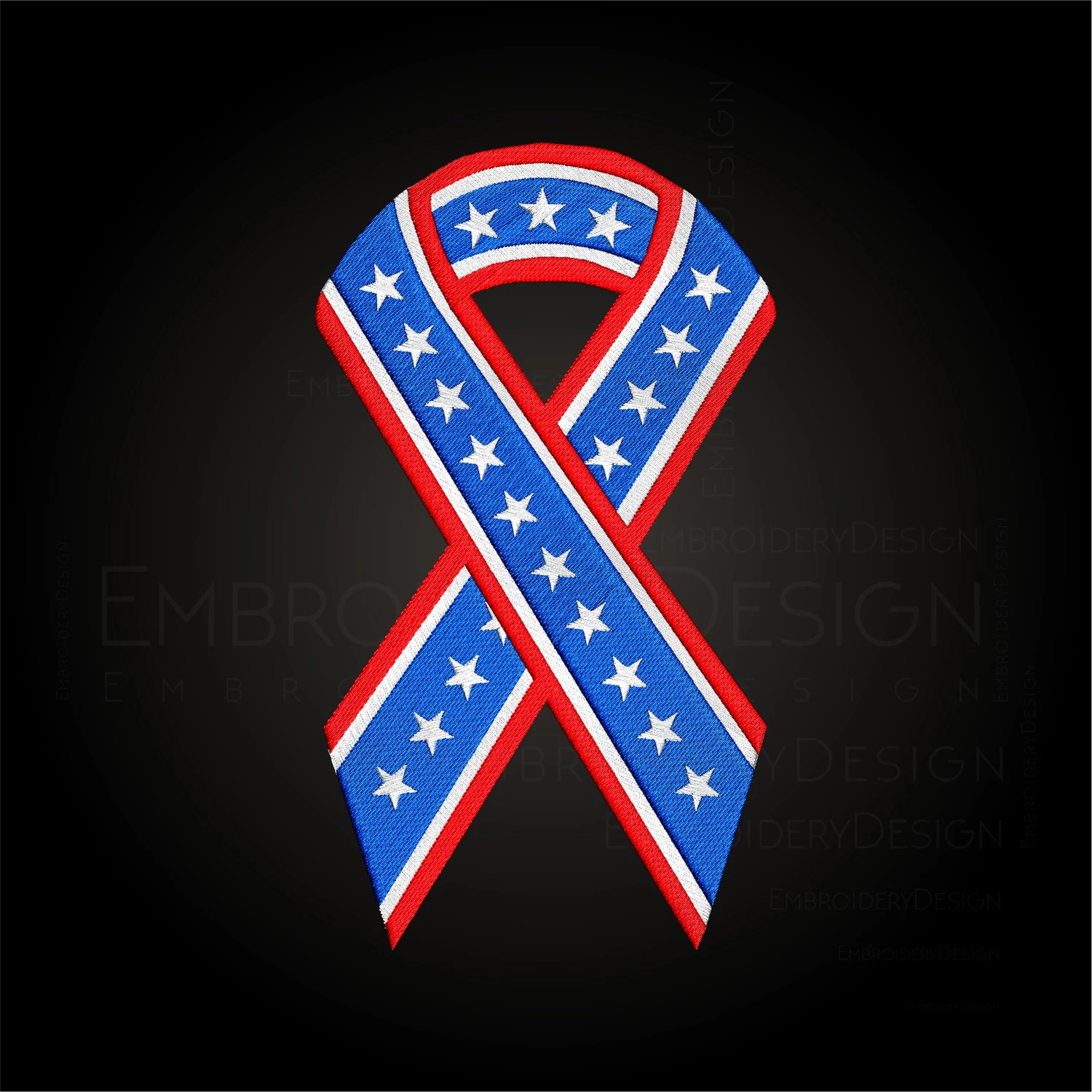 Happy veterans day ribbon