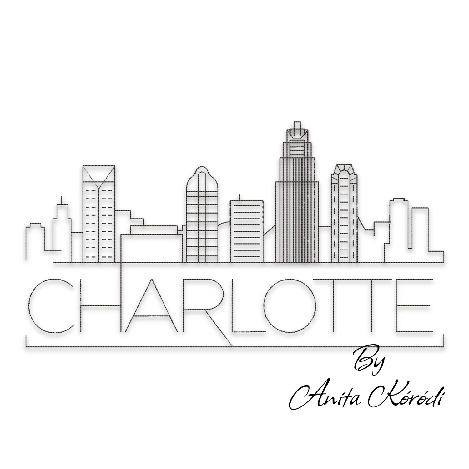 Charlotte embroidery