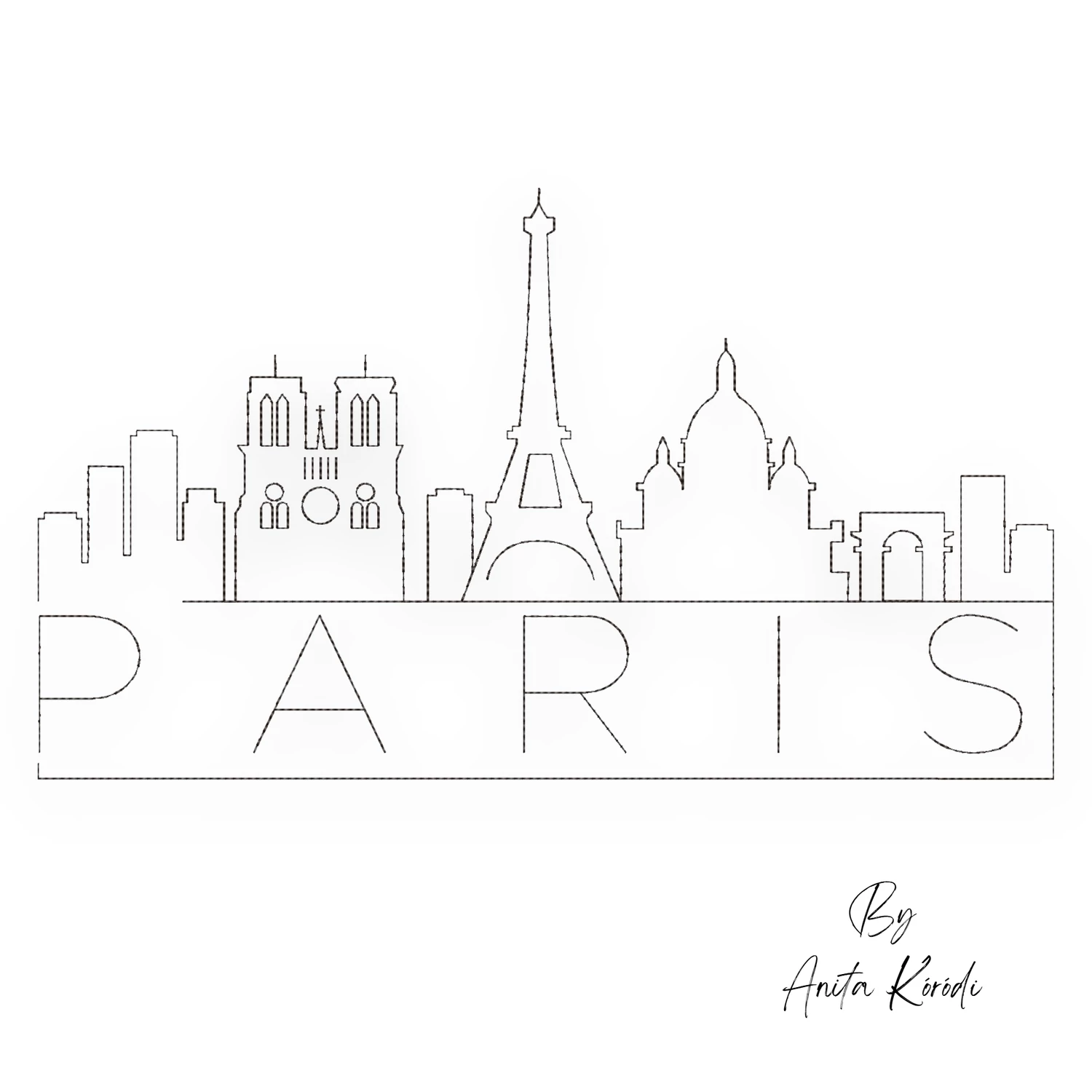 Paris embroidery