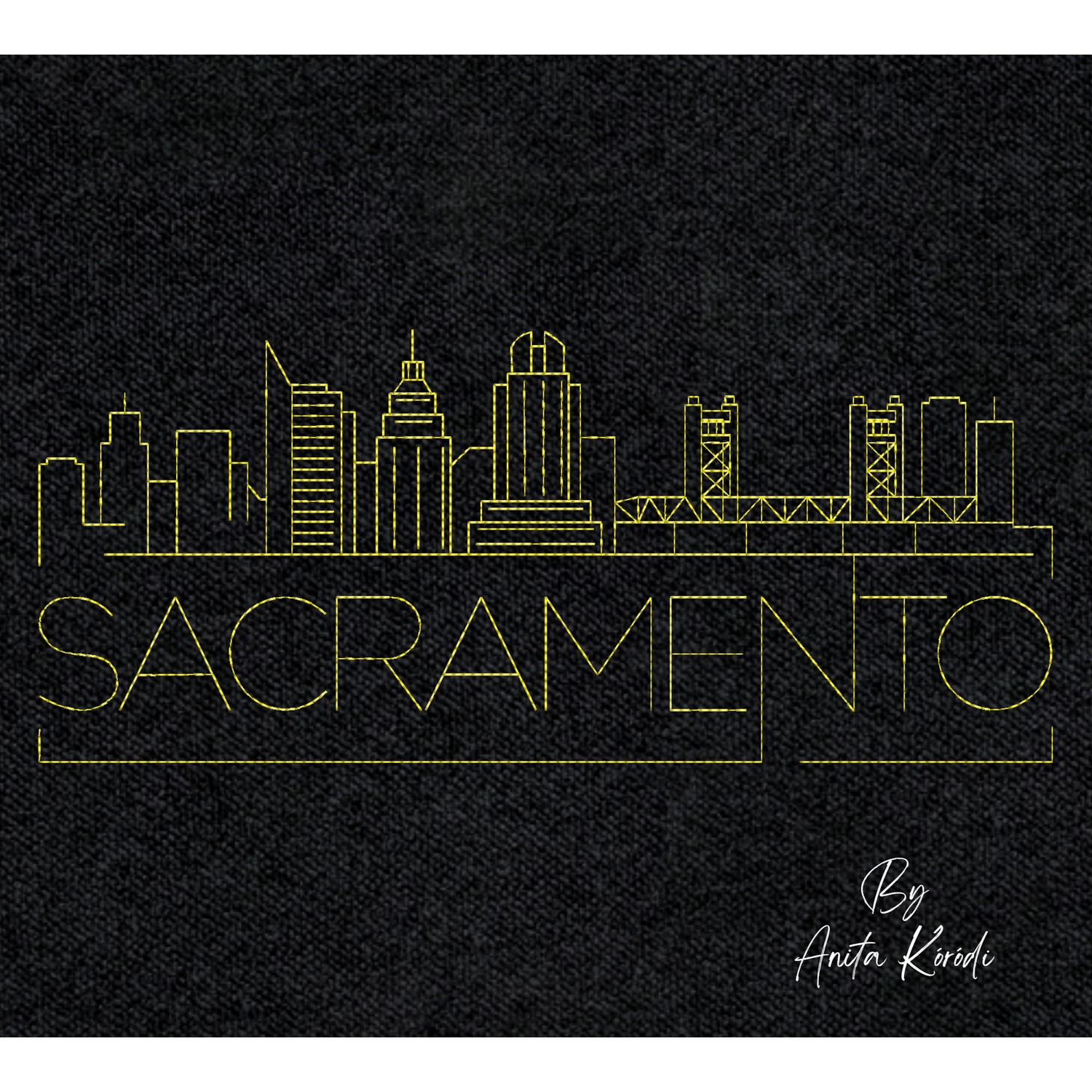 Sacramento embroidery machine design