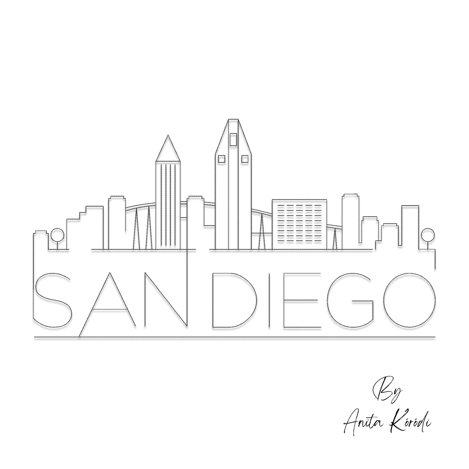 San Diego embroidery