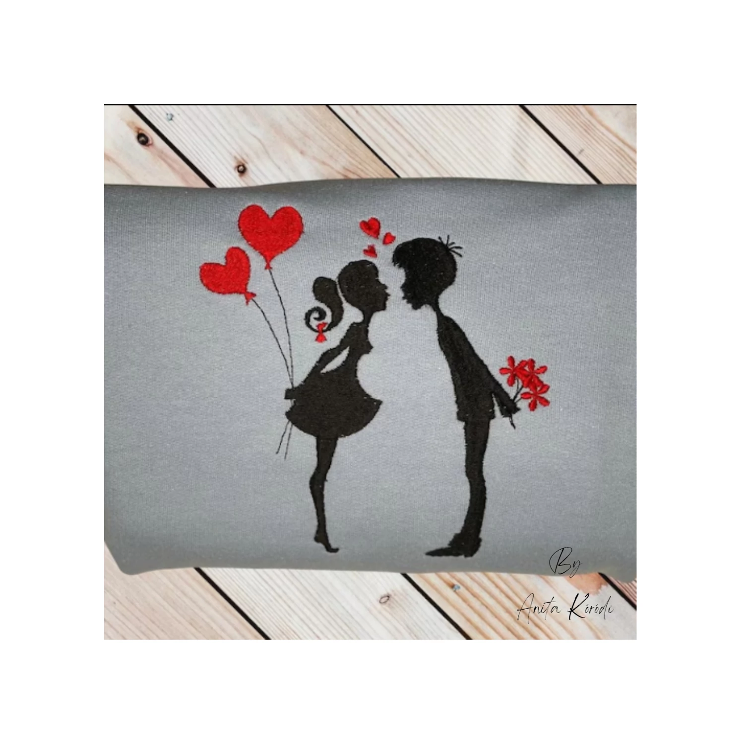 Love forever embroidery