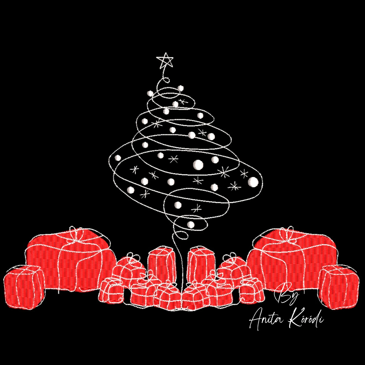 digital machine embroidery design