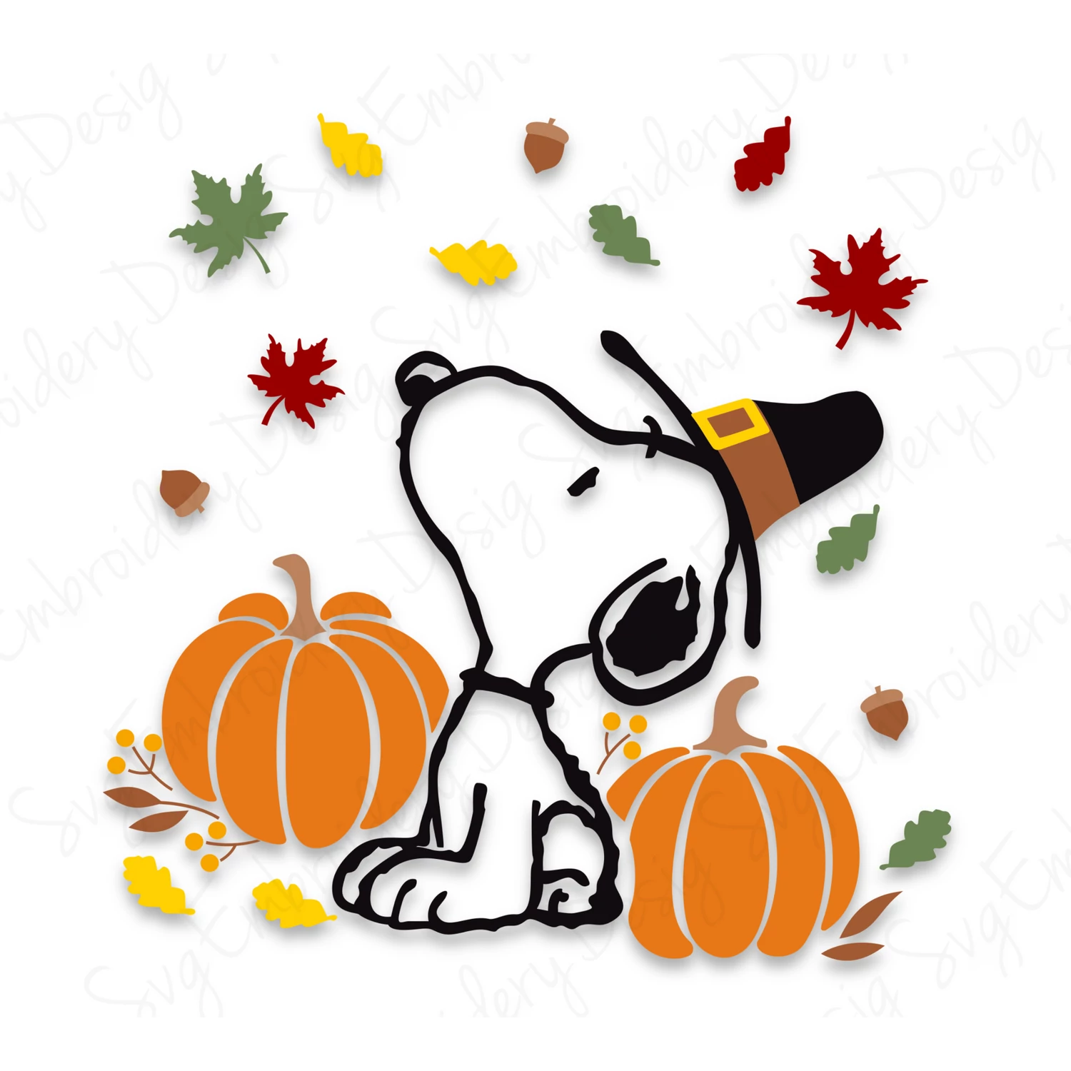 Snoopy  pumpkins Vector SVG