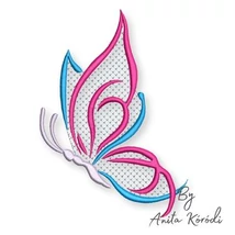 butterfly embroidery