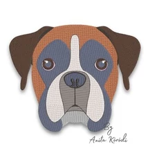 boxer embroidery