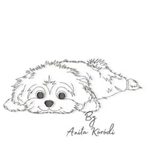 Cute Puppy Embroidery Design