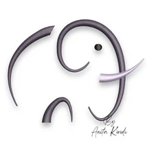 cute elephant embroidery design baby elephant machine embroidery pattern