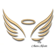 Angel wings embroidery