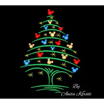 Mickey christmas tree