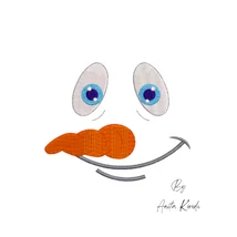 Snowman face 