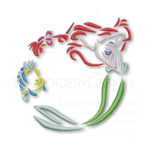 Little Mermaid Ariel Sebastian Flounder