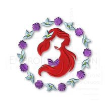 Princess Ariel Flower Wreath