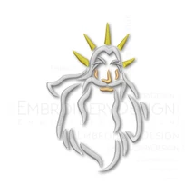 The Little Mermaid King Triton Face