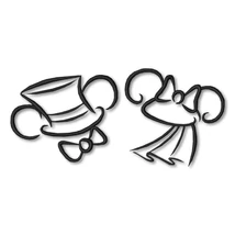 Bride Groom Mickey Minnie