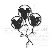 Mickey Mouse Balloon Bunch