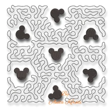 Mickey Cross Quilt Block