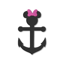 Anchor Minnie Mouse head